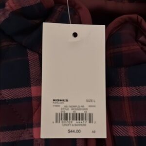 Croft & Barrow Plaid Jacket